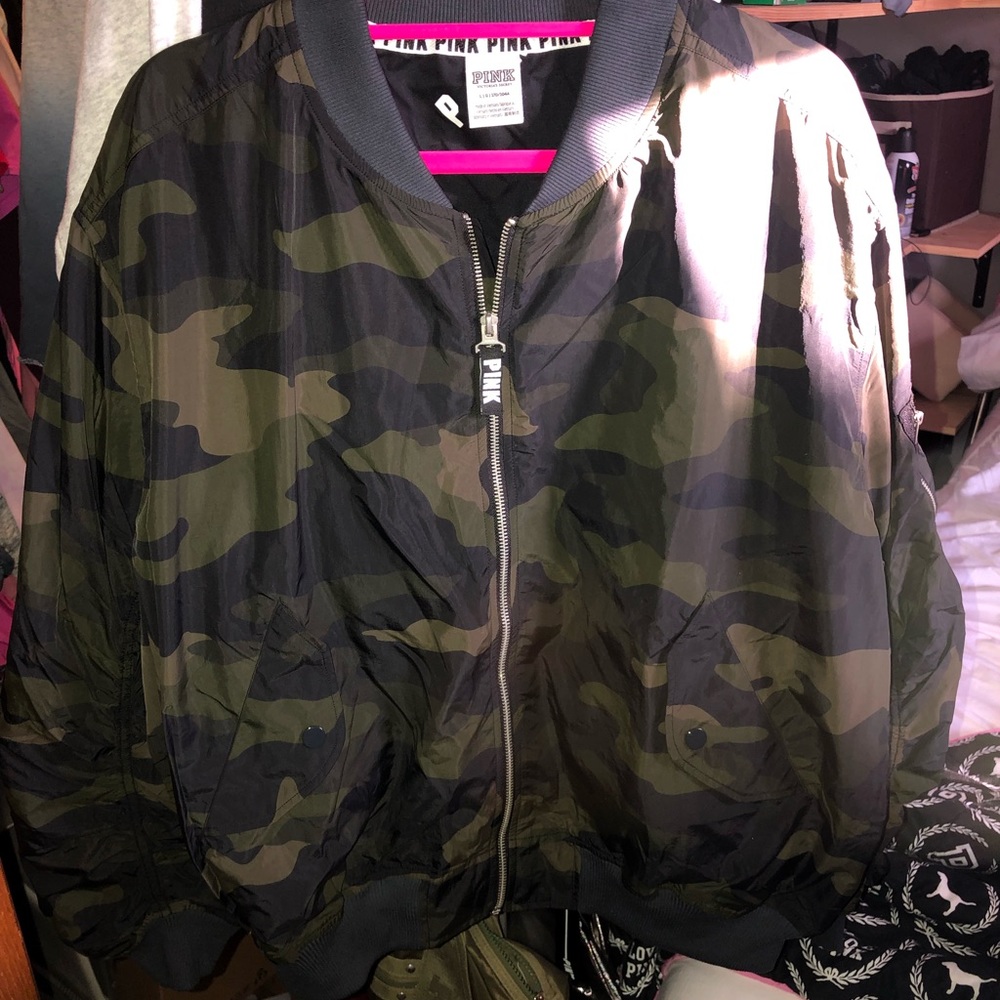 PINK Victoria Secret Flight Jacket(Camouflage)